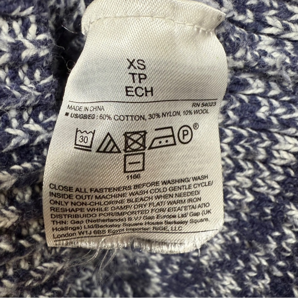 Banana Republic Marled Navy Sweater - Picture 5 of 6